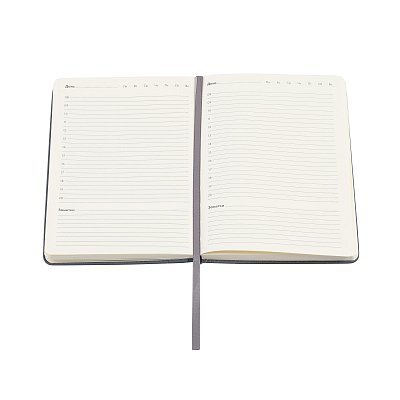 Ежедневник недатированный "Тоскана" с 3d-обложкой, формат А5, серый