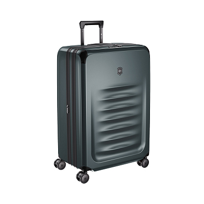 Чемодан VICTORINOX Spectra™ 3.0 Exp. Large Case, темно-зеленый, поликарбонат Sorplas™, 51x32x75 см,
