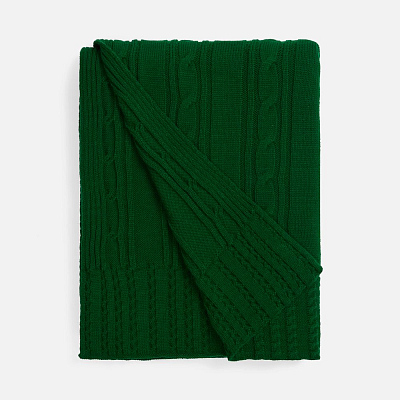 Плед Remitti, глубокий зеленый (Зеленый)