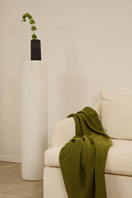 Плед Ornato, зеленый (лавровый)