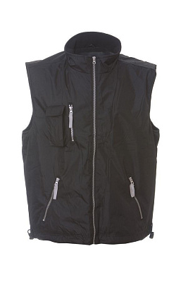 Жилет PORTUGAL c карманами (Чёрный)