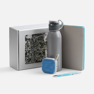 Набор Flexpen Flow, серый с бирюзовым (Бирюзовый)