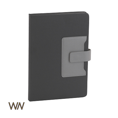 Ежедневник недатированный "Монти", формат А5, черный (Чёрный)