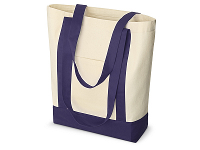 Сумка для шопинга из хлопка Cotton (Тёмно-синий)