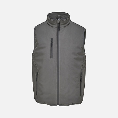 Жилет софтшелл унисекс Falcon BW, темно-серый (Серый)