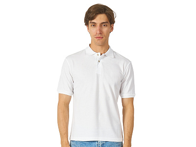 Рубашка поло Boston 2.0 мужская (Белый) Рубашка поло Boston 2.0 мужская (Белый)