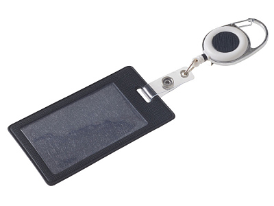 Чехол для пропуска с ретрактором Favor (Чёрный)