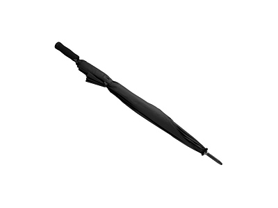 Зонт-трость HARUL, полуавтомат (Чёрный)