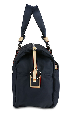 Сумка дорожная женская BUGATTI Lido, синяя, полиэстер, 33х13х30 см, 12 л