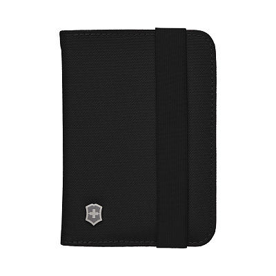 Обложка для паспорта VICTORINOX TA 5.0 Passport Holder с RFID защитой чёрная нейлон 10x1x14 см