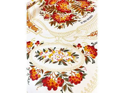 Платок Тагильский поднос