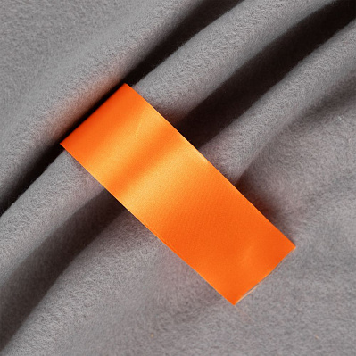 Лента сатиновая Satin 35 XL, оранжевая, 180 см (Оранжевый)