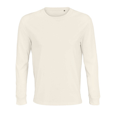 Футболка унисекс с длинным рукавом Pioneer LSL, молочно-белая (Белый)