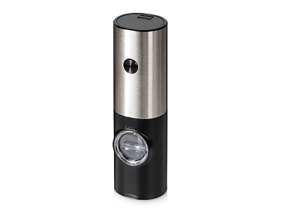 Электрическая мельница для соли и перца Grind (Серебристый, черный)