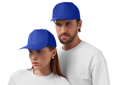 Бейсболка Poly (Синий классический)