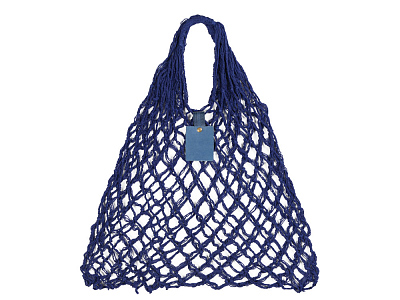 Авоська Dream из натурального хлопка, 15 л (Тёмно-синий)