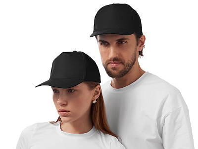 Бейсболка Poly (Чёрный)