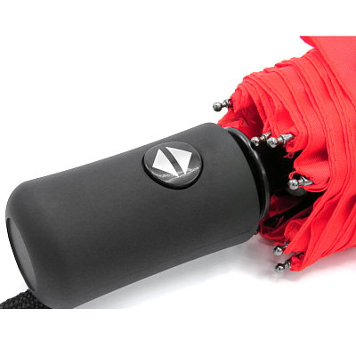 Автоматический противоштормовой зонт Vortex, красный-S