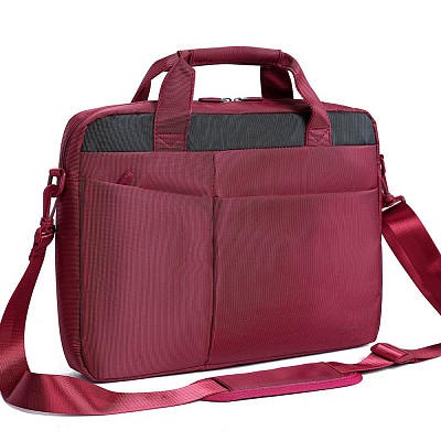 Cумка для ноутбука L245, темно-серая (Бордовый)