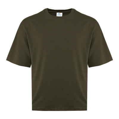 Футболка унисекс оверсайз STAN хлопок/полиэстер 260, 40 (Серый коричневый)