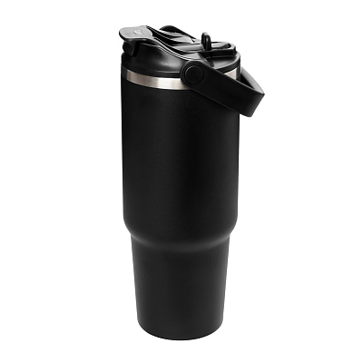 Термокружка вакуумная Монтана (Montana), черный