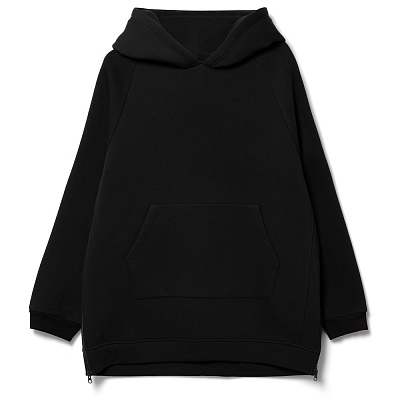 Худи унисекс оверсайз Easy Street, черное (Чёрный)