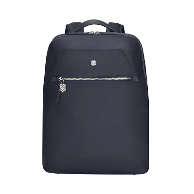 Рюкзак VICTORINOX Victoria Signature Compact Backpack синий нейлон/кожа 30x16x38 см