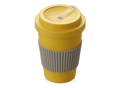 Термокружка из натуральных волокон Muffin (Желтый)