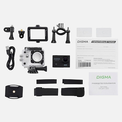 Экшн-камера Digma DiCam 320, черная
