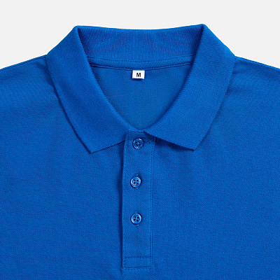 Рубашка поло унисекс Upswing, ярко-синяя