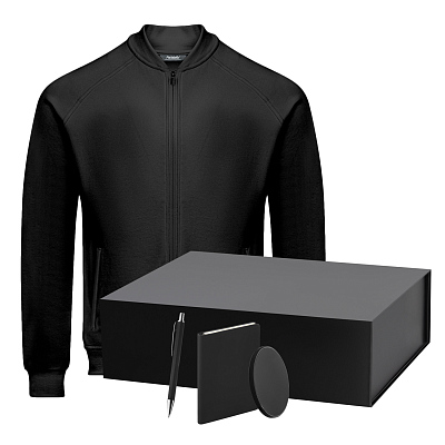 Набор с одеждой TORRES (толстовка, зарядное устройство, блокнот, ручка), черный, XXL (Чёрный)