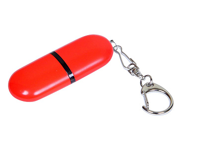 USB 2.0- флешка промо на 16 Гб каплевидной формы (Красный)