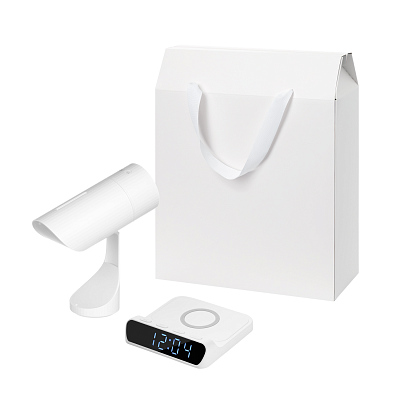 Подарочный набор Prisma, Rigel  (увлажнитель воздуха, зарядное устройство) (Белый)