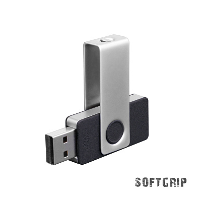 Флеш-карта TWISTA softgrip MS, 16Гб  (Черный)
