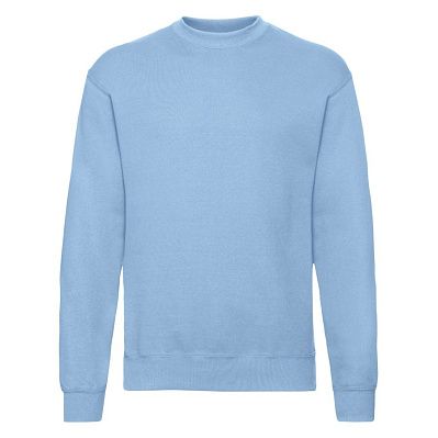Свитшот мужской с начесом CLASSIC SET-IN SWEAT 280 (Голубой)
