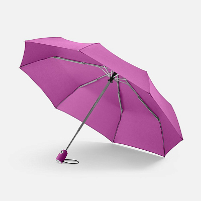 Зонт складной AOC  (Ярко-розовый)