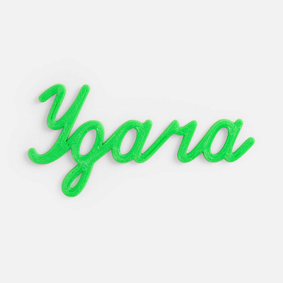 Подвеска Word 3D-печать на заказ удача