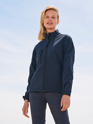 Куртка женская на молнии Roxy 340 ярко-синяя