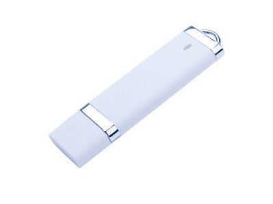 USB 2.0- флешка на 32 Гб Орландо, soft-touch (Белый)