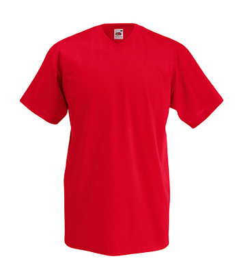 Футболки FOTL Valueweight V-Neck (Красный)