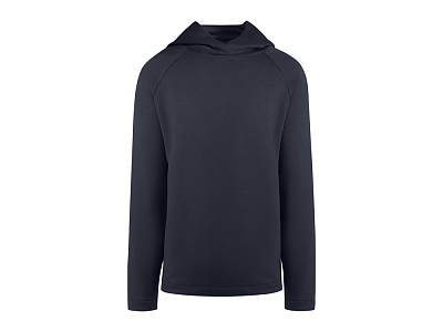 Толстовка с капюшоном Zair, унисекс (Синий нэйви)