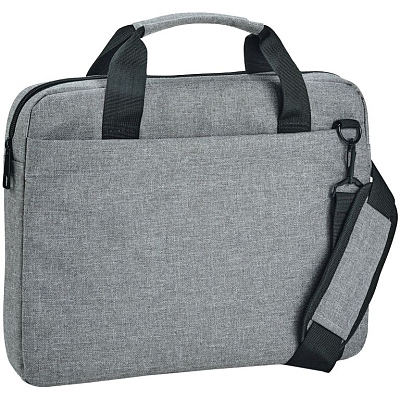 Сумка для ноутбука Graphs, светло-серая (Серый)