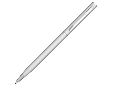 Ручка металлическая шариковая Slim (Серебристый)