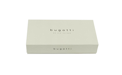 Портмоне BUGATTI Nevio, чёрный, воловья кожа/козья кожа/полиэстер, 12,5х2,5х9,3 см