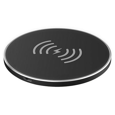 Беспроводное ЗУ Olmio Quick Charge 10W, черный (Чёрный)