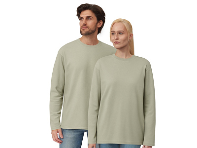 Лонгслив оверсайз Berlin унисекс (Зеленый оливковый)