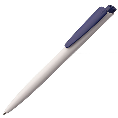 Ручка шариковая Senator Dart Polished, бело-синяя (Синий)