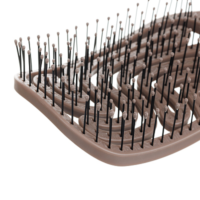 Щетка Dewal Beauty серия "Friendly", с нейлоновым штифтом, форма прямоугольная,большая