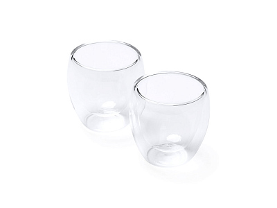 Набор CAPSUL из 2 стаканов с двойными стенками (Прозрачный)