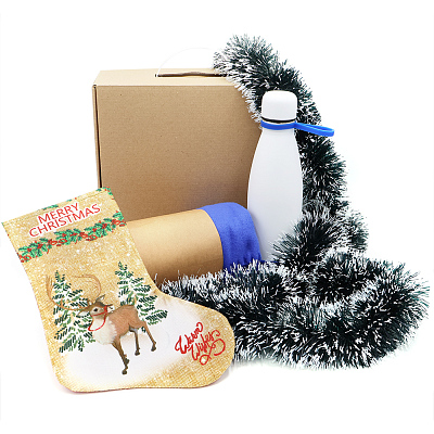 Подарочный набор Теплый вечер   (Синий)